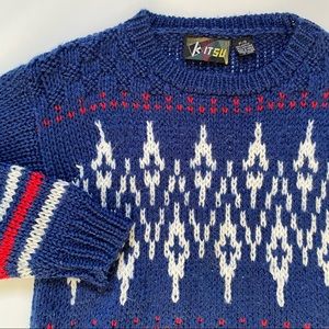 Vintage oversized knit sweater